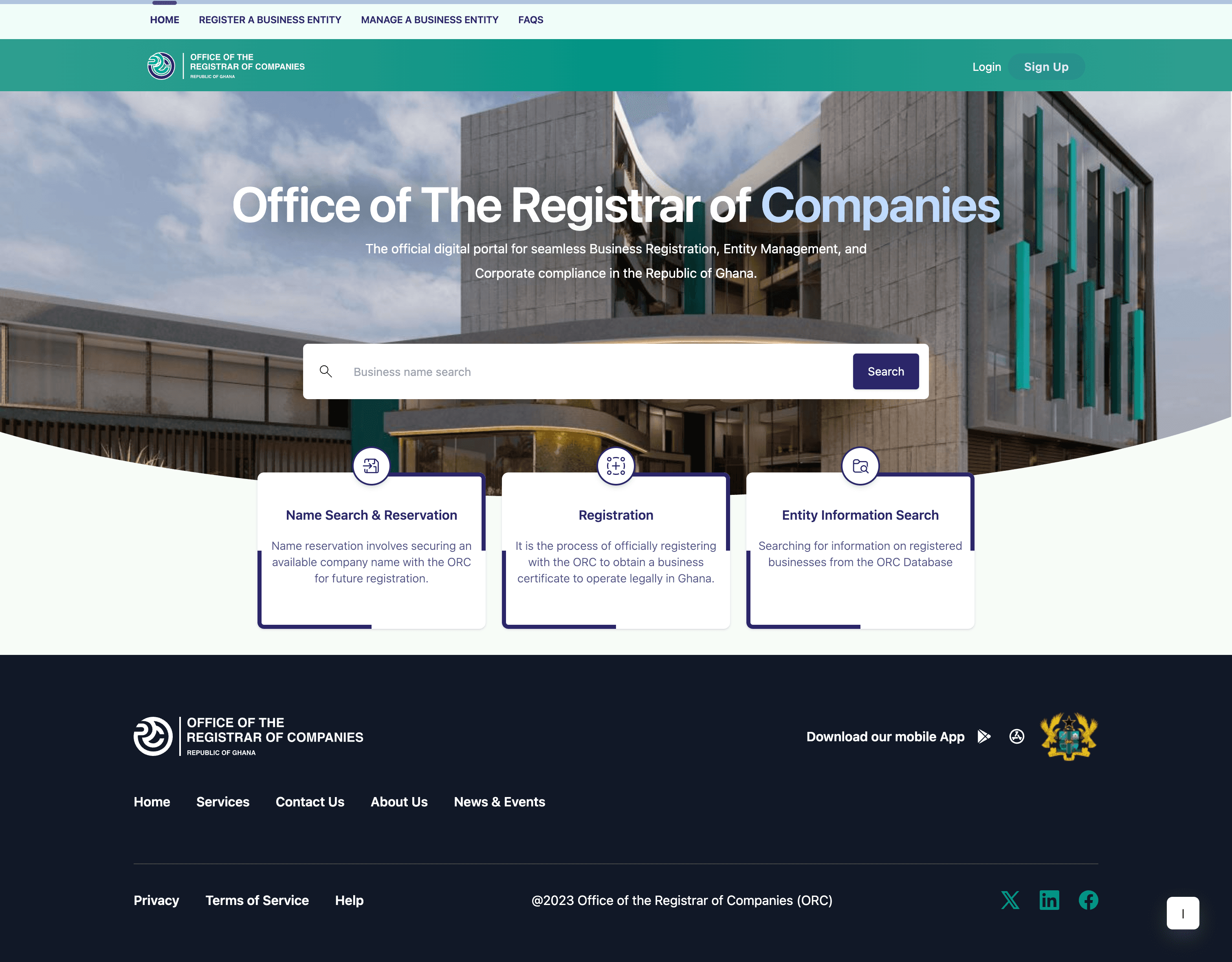 Company E-Registry System